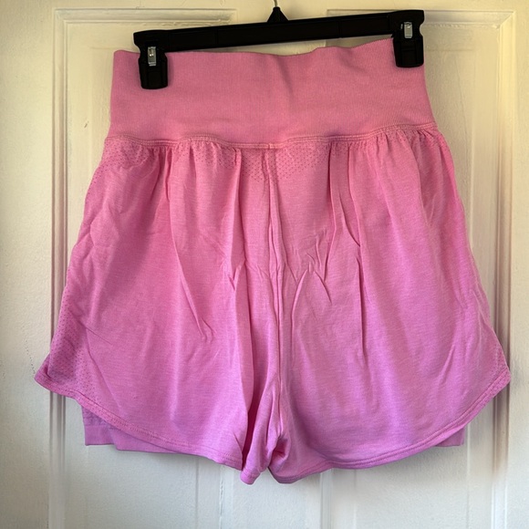 Gymshark Flowy Shorts with Built In Compression Shorts - Picture 3 of 4